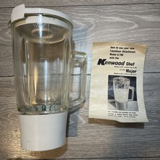 Kenwood Chef A788 Glass Liquidiser Jug White With Instructions Chef Major A701A