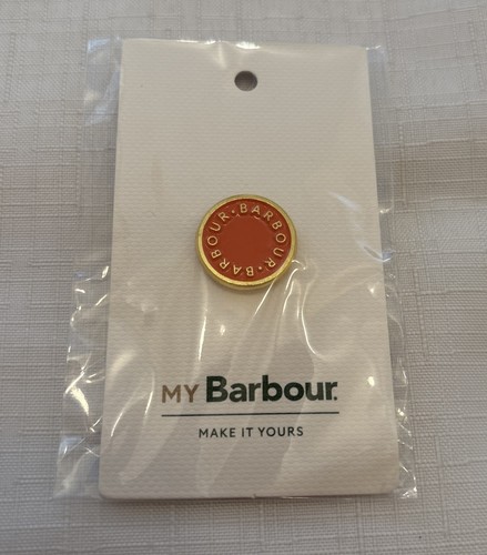 Barbour enamel pin - barbour,
