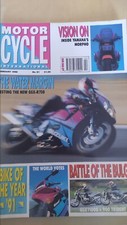 Motorcycle International February 1992 GSX1100G / Triumph trident / GSX-R750