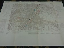 WW2 GERMAN ARMY TARGET MAP of "SHEFFIELD" (GOODS & COAL DEPOTS, TOOL FACTORIES)
