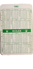 Rolex Calendar vintage 1985/1986 all models in good condition