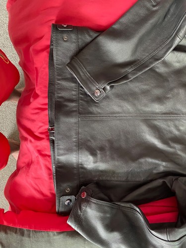 Boss men leather jacket rrp - boss,