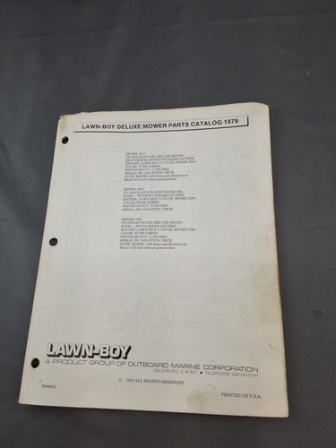 1979 lawn boy mower parts - lawn-boy,
