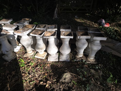 Vintage fiberglass balustrade - vintage,