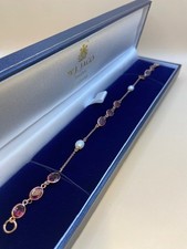 9ct Rose Gold Garnet And Pearl