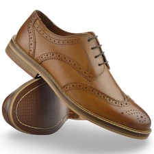 Mens Leather Brogue Shoes