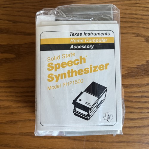 Speech synthesizer - ti-99/4a,