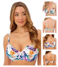 Fantasie Paradiso Bikini Top Underwired Gathered Full Cup Womens Swimwear 501801