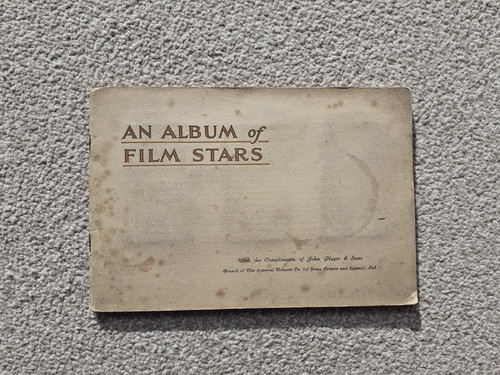 Film card album stars - card,