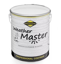 Paintmaster Weather Master Smooth Exterior Masonry Paint 5LTS Many Colours