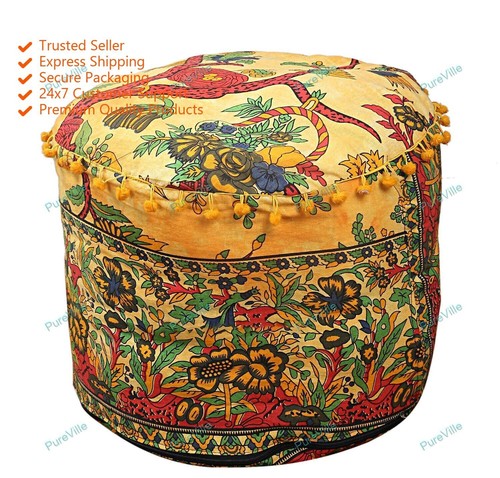 Hippie gypsy pouf ottoman - hippie,