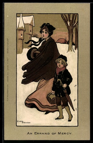 Artist postcard ethel - postcard,