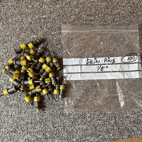 Used skin pins yellow - used,