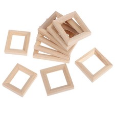 10 Pcs Miniature Wooden Doll