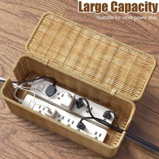 2025 Rattan Cable Organizer