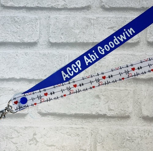 Personalised lanyard ecg - lanyard,