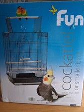 Fun Orlando Bird Cage for Cockatiel Or Small Birds Black