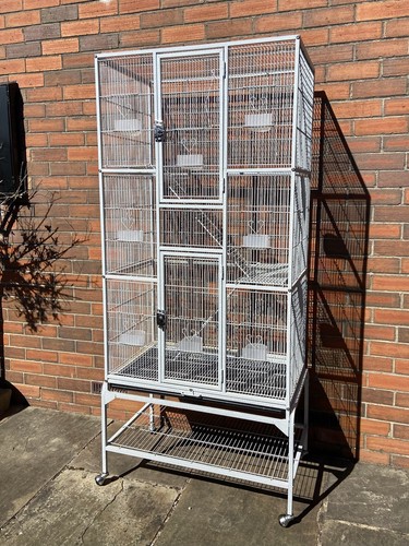 Large white metal - large, bird