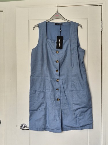 Blue size dress - blue,