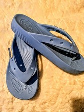 Ladies Blue Crocs Flip Flops