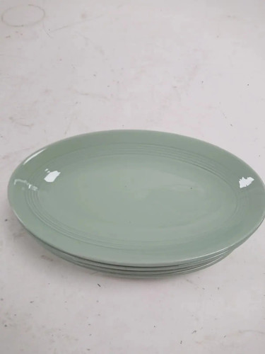 Wood ware beryl green - ware, oval