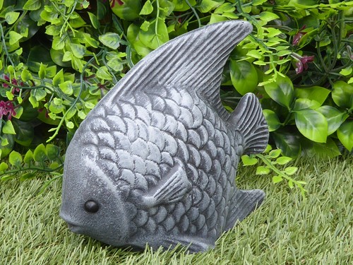 Stone garden ornament angel - ornament,
