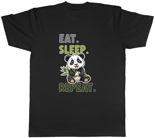 Eat sleep panda repeat mens - sleep,