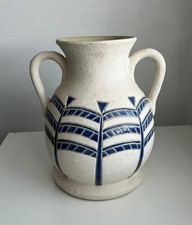 Stoneware Twin Handled Vase
