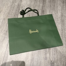 Harrods Green Shopping Bag -