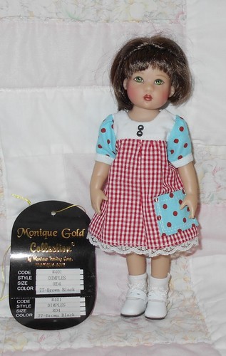 Monique gold dimples doll wig - dimples,
