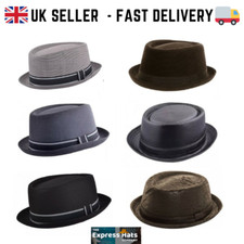 Quality Pork Pie / Trilby Hats - 7 great designs - UK SELLER FAST DELIVERY ??