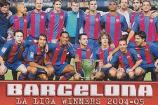 FC BARCELONA FOOTBALL TEAM PHOTO>2004-05 SEASON