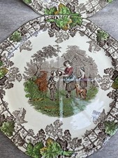 Pair Of Copeland Spode Byron Series 1 And 2 Plates