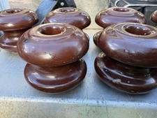 1 BROWN PORCELAIN / CERAMIC