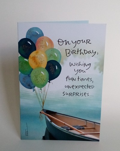 Birthday greeting card on - birthday,