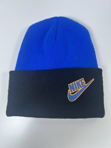 Nike beanie hat blue - nike, blue/black