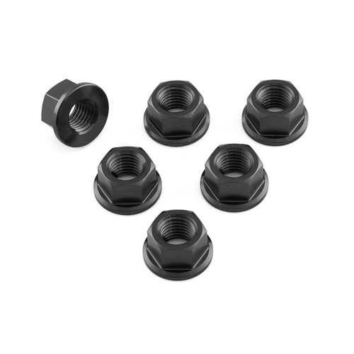 Titanium sprocket nuts m10 - titanium,