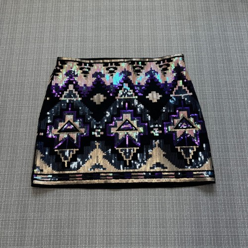 Y2k sequin mini - skirt, xs