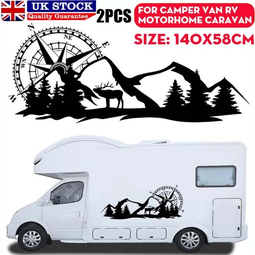 Compass mountain sticker - compass,