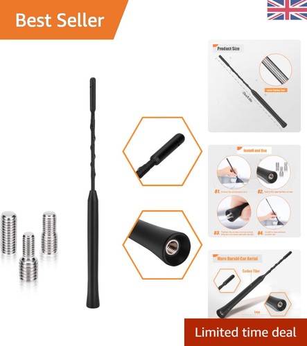 Coiled car radio antenna - antenna,