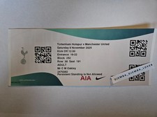 VERY RARE TICKET: Tottenham