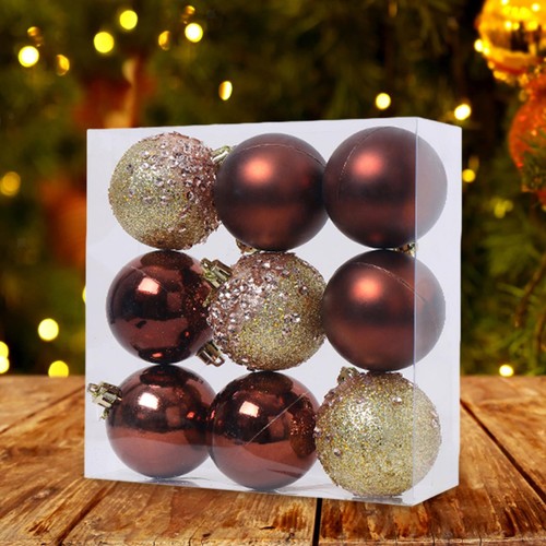 Christmas ball decorations - 9x,