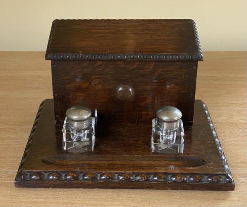 Antique edwardian wooden oak - antique,