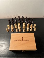 VINTAGE CHAVET  CHESS SET  - ORIGINAL BOX - Free Post