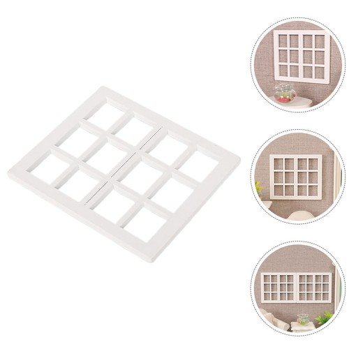 8pcs sturdy white wooden - white,