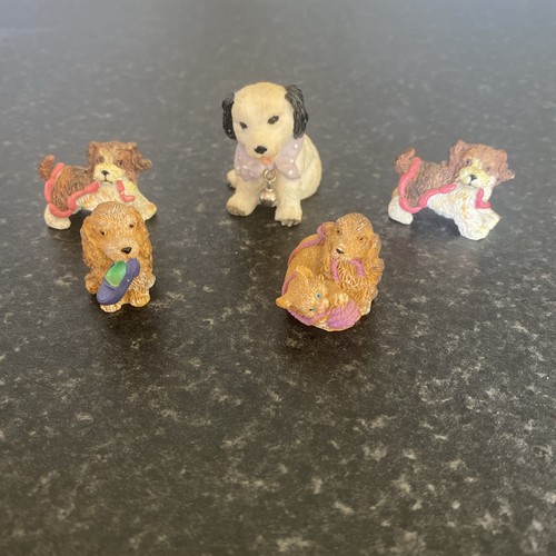 Ceramic dog ornaments - dog, 1990’s