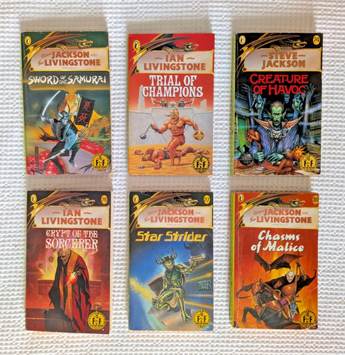 Fighting fantasy gamebook - fighting,