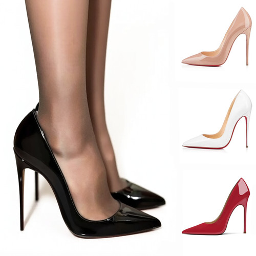 Women patent pointed toe - women,