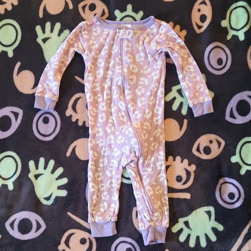 Purple leopard print - purple, baby