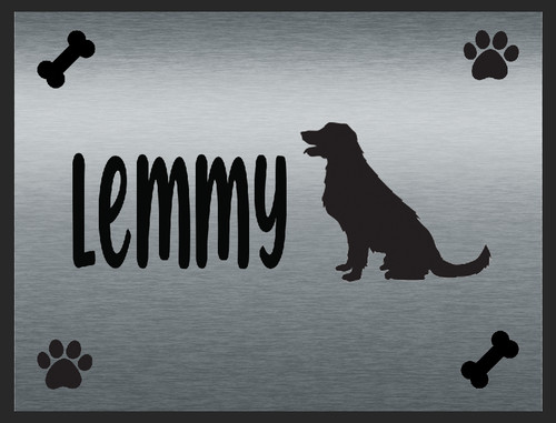Personalised dog plaque - personalised,